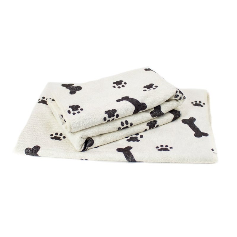 Zwipes 779 Microfiber 5-Pack Small Pet Cloths (Size: 16" x 16"), Soft Terry Drying Cleaning Towels - Image 2